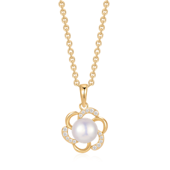 Støvring Design's Sølvforgyldt halskæde