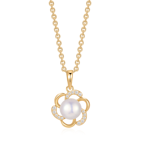 Støvring Design\'s Sølvforgyldt halskæde