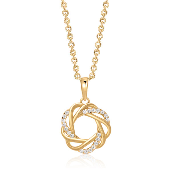 Støvring Design\'s Sølvforgyldt halskæde