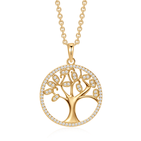 Støvring Design\'s Sølvforgyldt halskæde