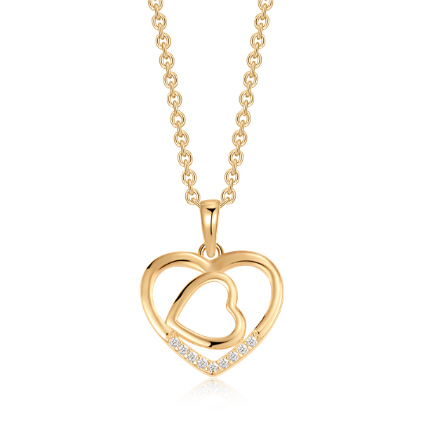 Støvring Design\'s Sølvforgyldt halskæde