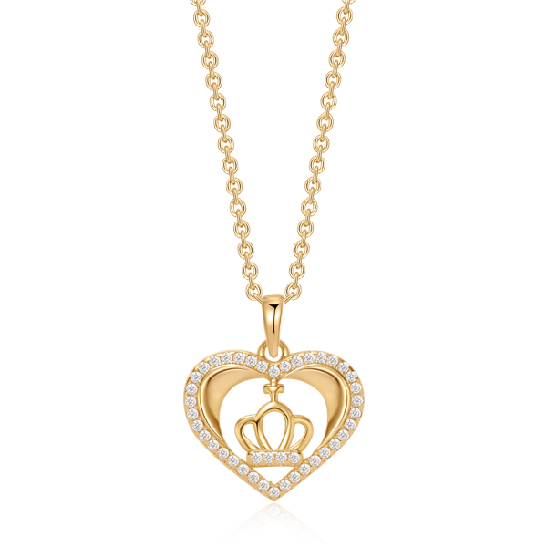 Støvring Design\'s Sølvforgyldt halskæde