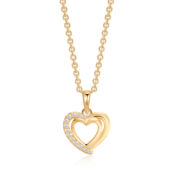 Støvring Design\'s Sølvforgyldt halskæde