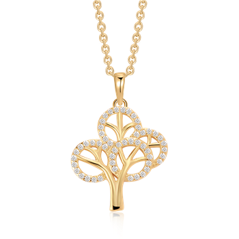 Støvring Design's Sølvforgyldt halskæde