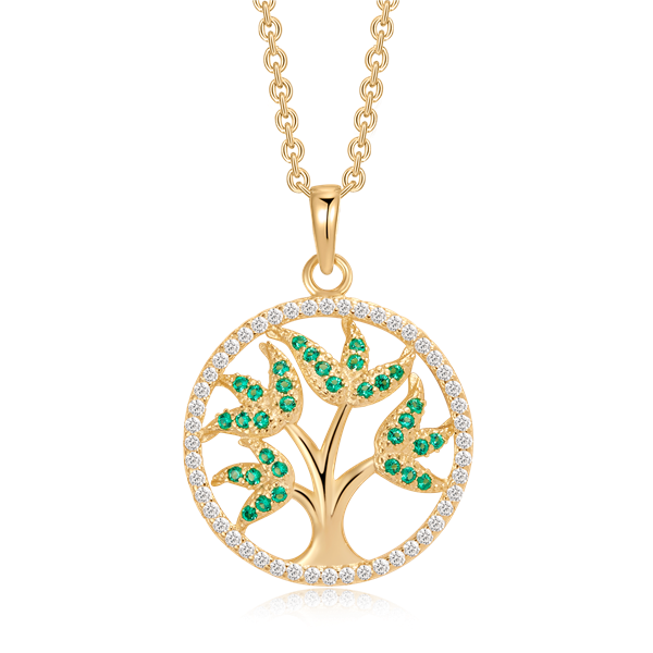 Støvring Design\'s Sølvforgyldt halskæde