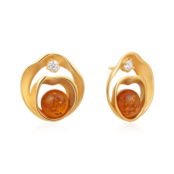 Støvring Design's Sølvforgyldt ørestikker