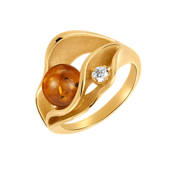 Støvring Design's Sølvforgyldt ring