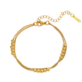 Støvring Design's Stål forgyldt armbånd