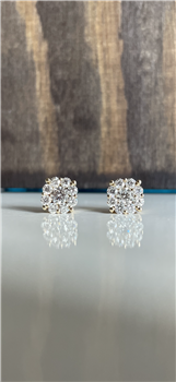 L&G's Ørestik 14 karat rødguld BLOOM med brillanter