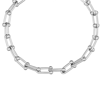 Blicher Fuglsang's Halskæde i stål Chunky