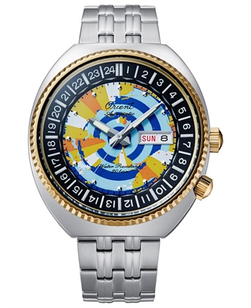 Orient\'s Orient Revival World Map Diver RA-AA0E08Y