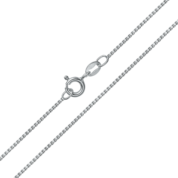 Støvring Design\'s Sølv rhodineret venezia halskæde, bredde 1,00 længde 36 cm