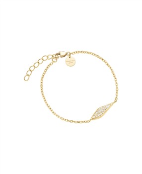 Rosefield's Rosefield Pave Leaf Bracelet JBPLG-J1238