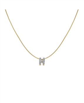 Rosefield's Rosefield Pave Letter H Necklace JNMHG-J1080