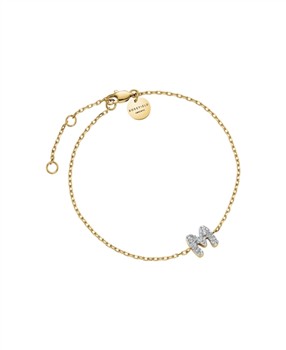 Rosefield's Rosefield Pave Letter M Bracelet JBMMG-J1113