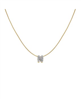 Rosefield's Rosefield Pave Letter N Necklace JNMNG-J1086
