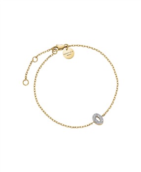 Rosefield's Rosefield Pave Letter O Bracelet JBMOG-J1115