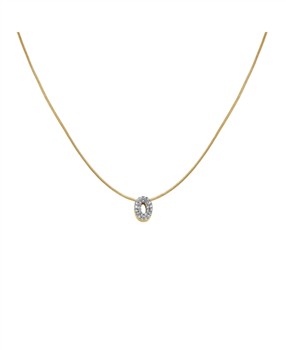 Rosefield's Rosefield Pave Letter O Necklace JNMOG-J1087