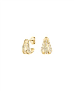 Rosefield's Rosefield Pave Striped Studs JEPSG-J1228