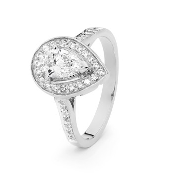 Bee's Ring med zirkonia