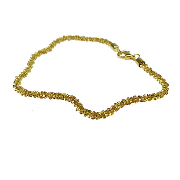 San - Links of Joy\'s Armbånd & halskæde - Goldplated/925-DiamondCut=2,8mm diameter 21cm