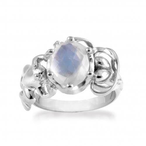 Image of 925 Sterling sølv Once Upon a Time Fingerring Blank fra Rabinovich