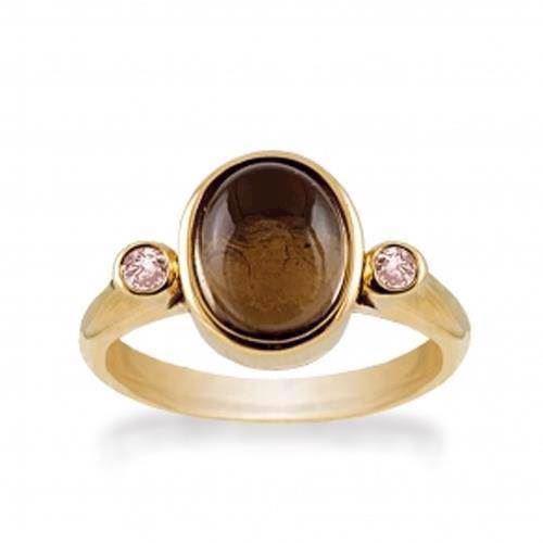 Image of forgyldt sølv Little Princess Fingerring blank fra Rabinovich