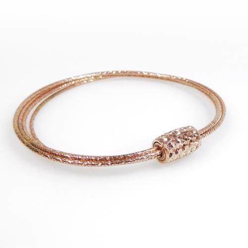 Image of 925 sterling sølv armbånd rosa forgyldt fra San Design