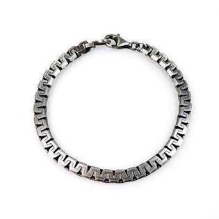 925 sterling sølv Men's Silver Chains armbånd blank fra San Design