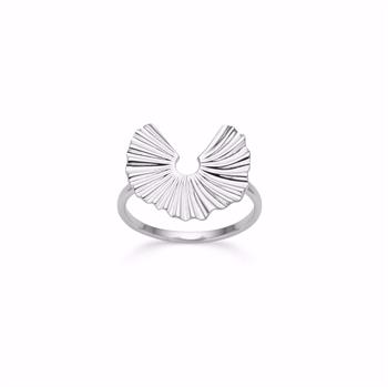 Seville's Selma forgyldt fingerring, Ø 17 mm