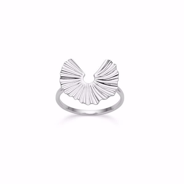 Seville\'s Selma forgyldt fingerring, Ø 17 mm