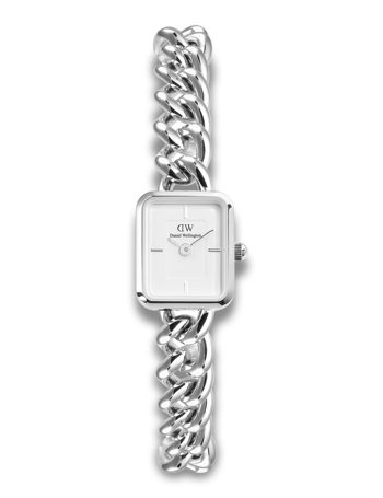 ADW00100834, Daniel Wellington Chain Watch Silver Quartz Dame m/lænke