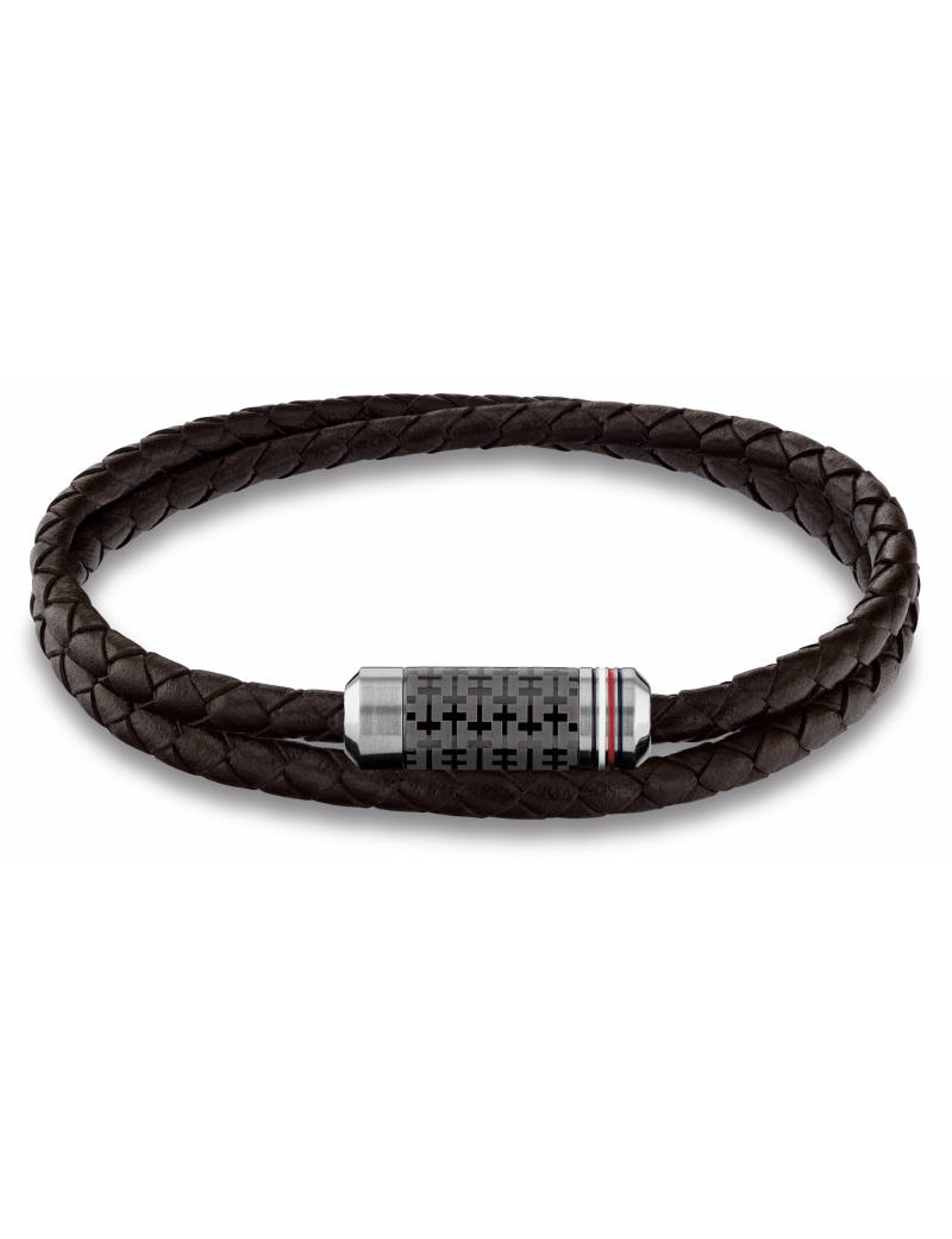 Tommy Hilfiger Tube Double Wrap Braided Armbånd,
