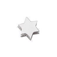 Stjerne - 6 mm sølv Stjerne Design Letters by Arne Jacobsen uden eller med 45-60 cm kæde